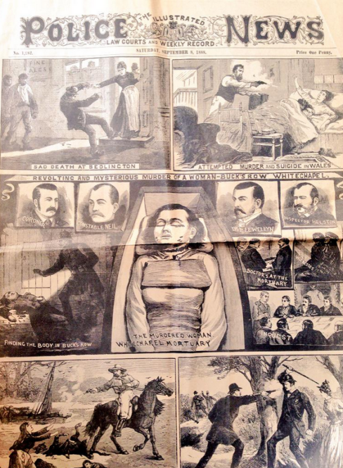 Mary Ann Nichols, or 'Polly Nichols' was found murdered on 31st Aug 1888 in Bucks Row, Whitechapel...