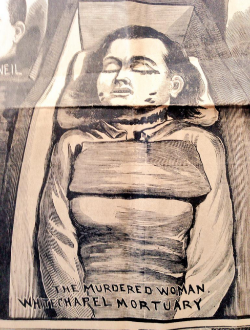 Her throat was slashed...