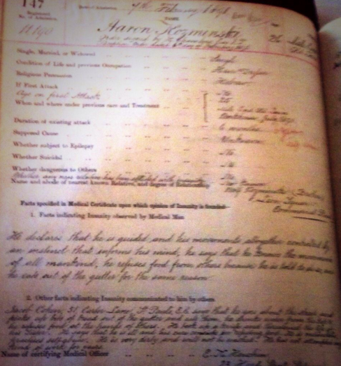 As it faintly shows here...