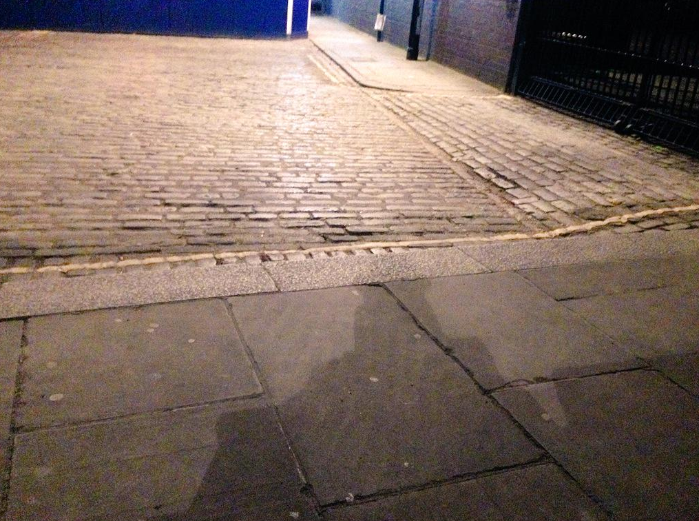 I sit in Mitre Sq and ponder on the fact that the Ripper and the 4th murder victim walked here via that passage...