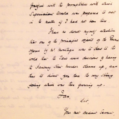 He resigned on the day of the final Ripper Murder