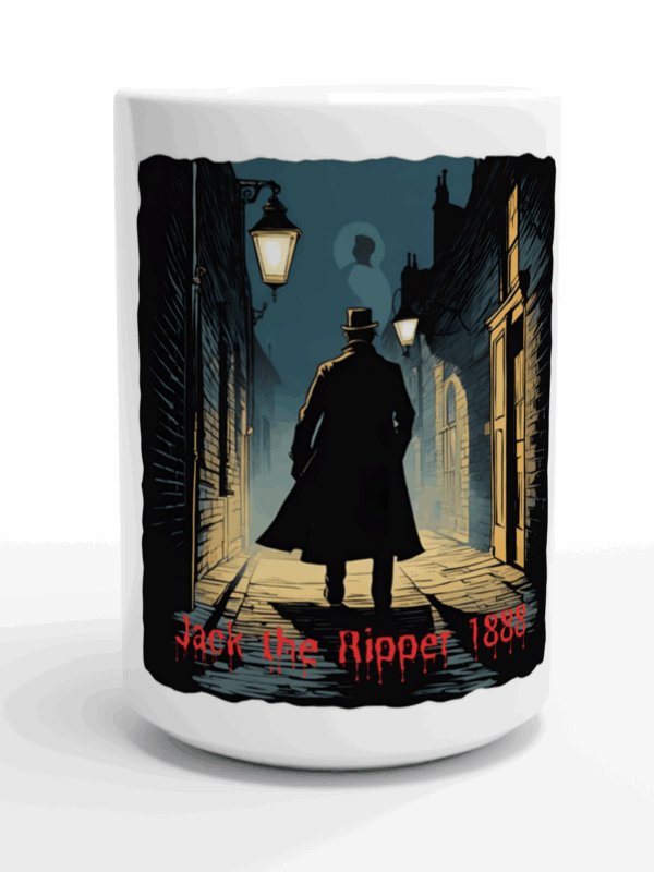 Jack The Ripper 1888 White 15oz Ceramic Mug
