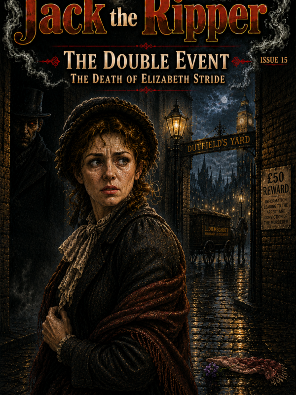 The Double Event - The Death of Elizabeth Stride: Part 15 of the Jack the Ripper Comic Series Limited Edition Signed Copy 100 only