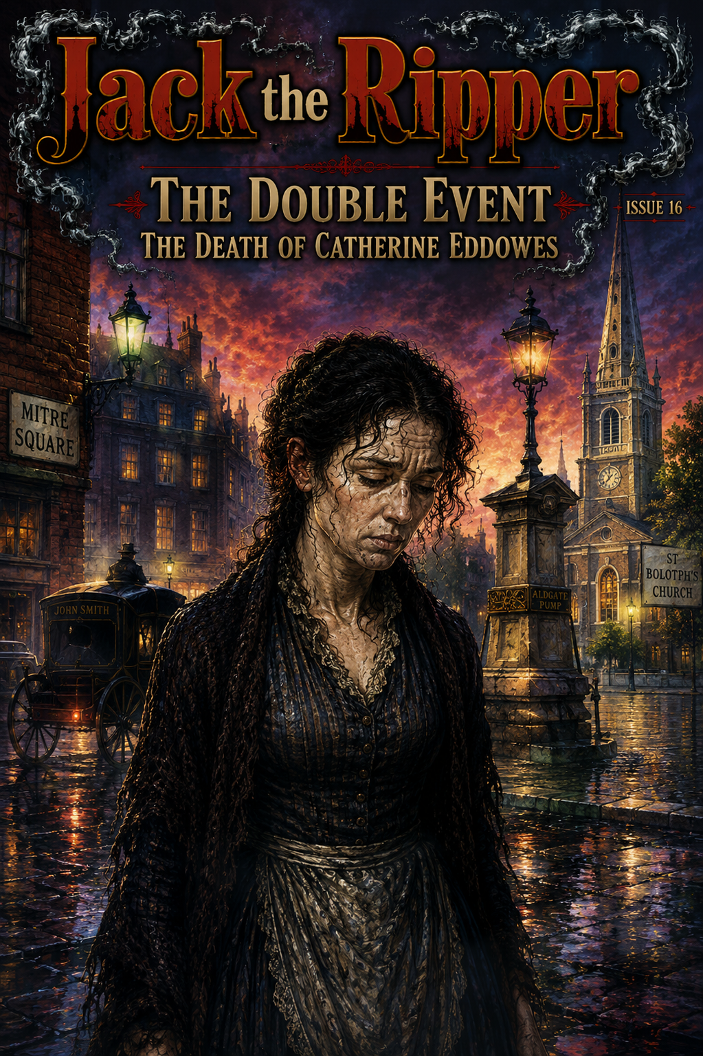 The Double Event - The Death of Catherine Eddowes: Part 16 of the Jack the Ripper Comic Series Limited Edition Signed Copy 100 only