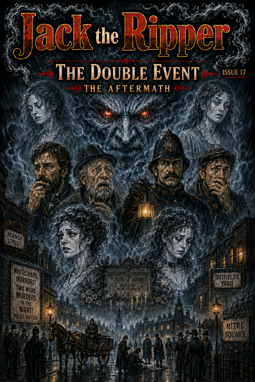 The Double Event - The Aftermath: Part 17 of the Jack the Ripper Comic Series Limited Edition Signed Copy 100 only