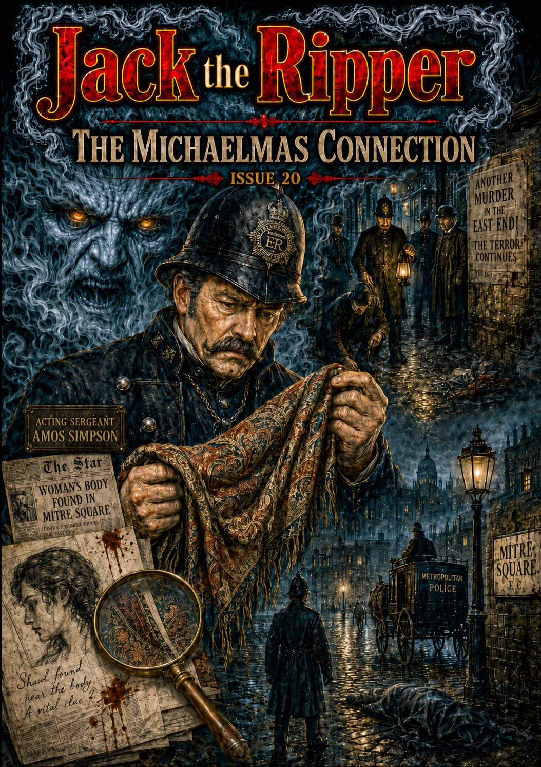 The Michaelmas Connection: Part 20 of the Jack the Ripper Comic Series Limited Edition Signed Copy 100 only